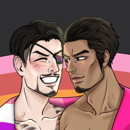 Kazuma Kiryu on the Beach